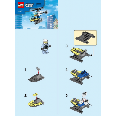 police helicopter polybag