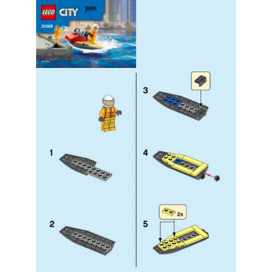 fire rescue water scooter polybag