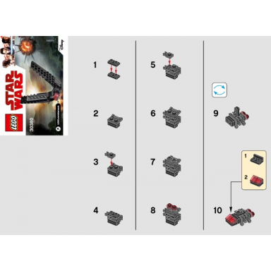 kylo rens shuttle - mini polybag