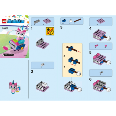 unikitty roller coaster wagon polybag