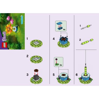 garden flower and butterfly polybag