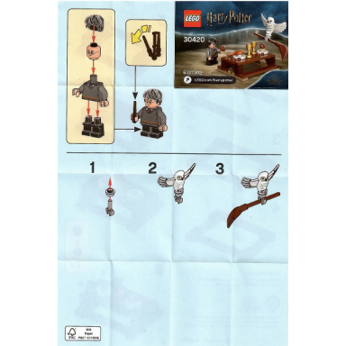 harry potter and hedwig: owl delivery polybag