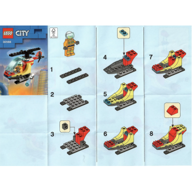 fire helicopter polybag