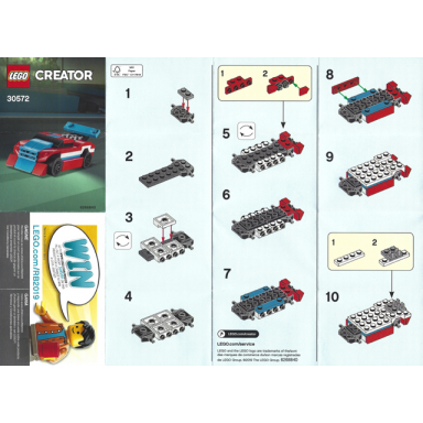 race car polybag