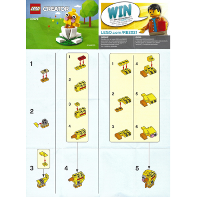 easter chick egg polybag