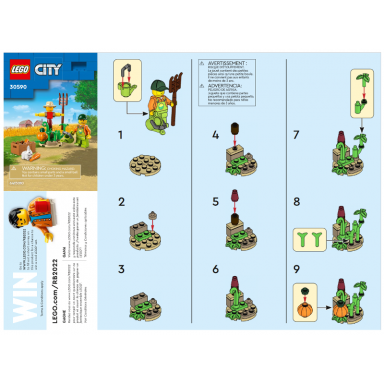 farm garden scarecrow polybag
