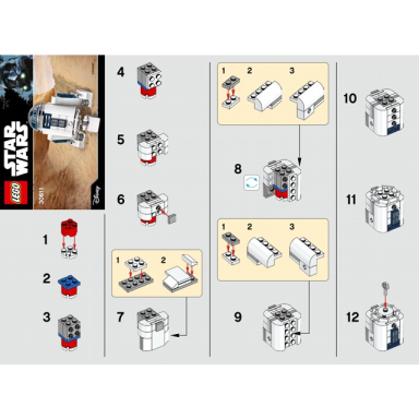 r2-d2 - mini polybag