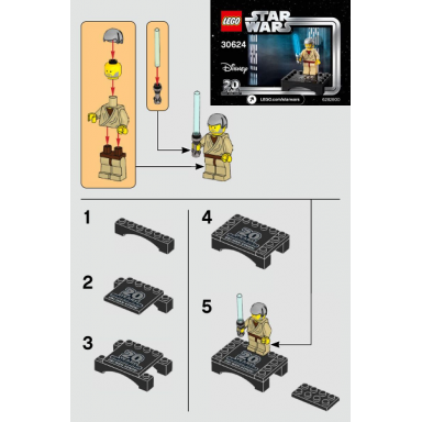 obi-wan kenobi - collectible minifigure polybag