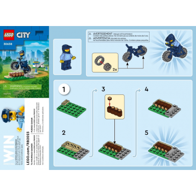 police bicycle training polybag