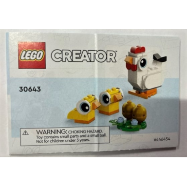 easter chickens polybag