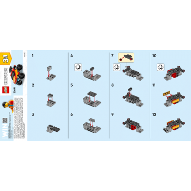 mini convertible monster truck paper bag polybag