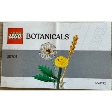 field flowers paper bag polybag