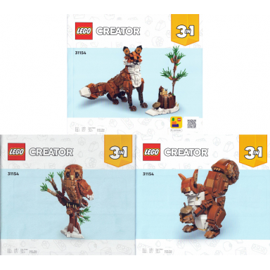 forest animals: red fox