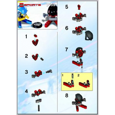red blue player