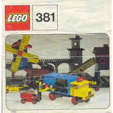 lorry and fork lift truck