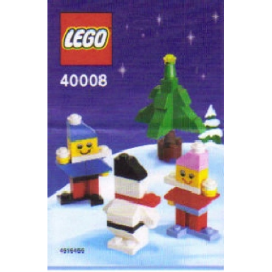 snowman building set polybag