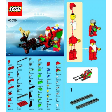 santas sleigh polybag