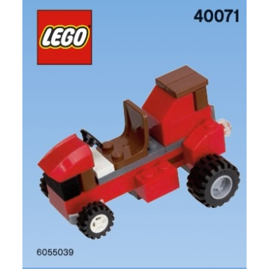 monthly mini model build set - 2013 11 november lawnmower tractor polybag