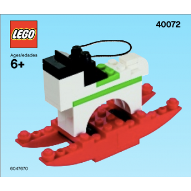 monthly mini model build set - 2013 12 december rocking horse polybag