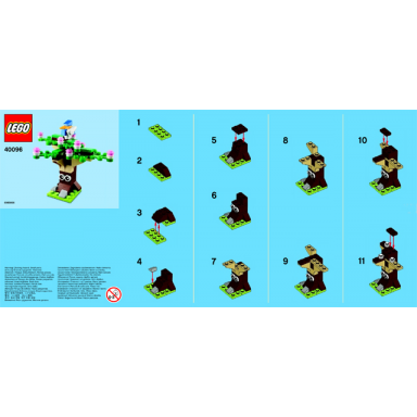 monthly mini model build set - 2014 03 march spring tree polybag