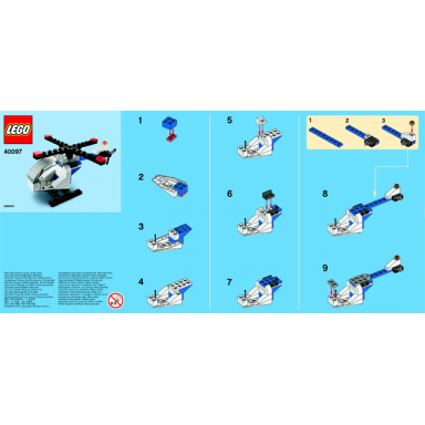 monthly mini model build set - 2014 04 april helicopter polybag
