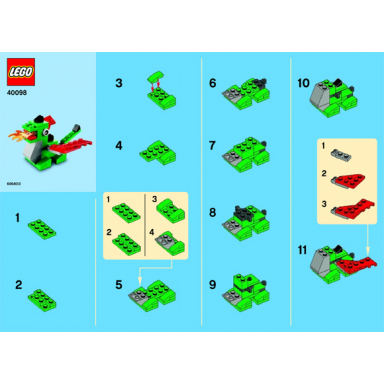 monthly mini model build set - 2014 05 may dragon polybag