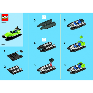 monthly mini model build set - 2014 06 june jet ski polybag