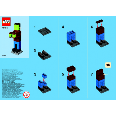 monthly mini model build set - 2014 10 october monster frankenstein polybag