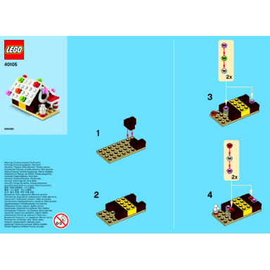 monthly mini model build set - 2014 12 december gingerbread house polybag