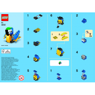 monthly mini model build set - 2015 06 june parrot polybag