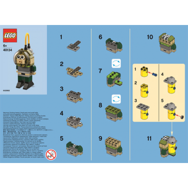 monthly mini model build set - 2015 09 september scuba diver polybag