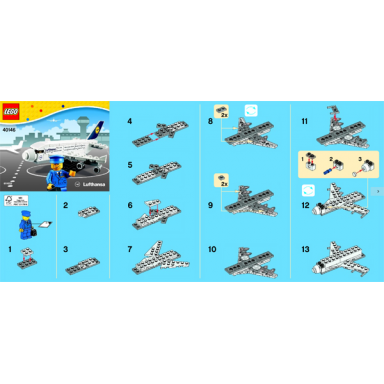 lufthansa plane polybag
