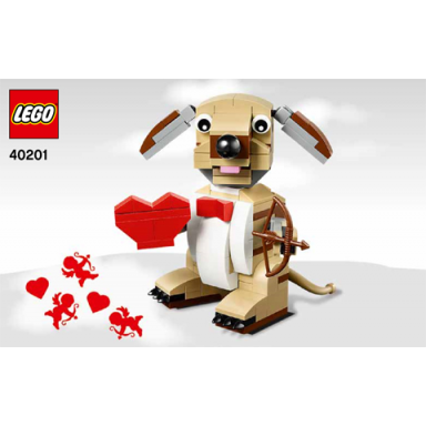 valentines cupid dog