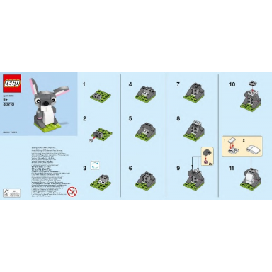 monthly mini model build set - 2016 03 march easter bunny polybag