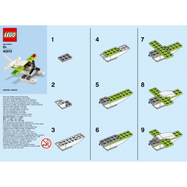 monthly mini model build set - 2016 06 june seaplane polybag
