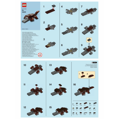 monthly mini model build set - 2017 03 march platypus polybag