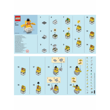 monthly mini model build set - 2017 04 april chick polybag