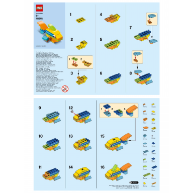 monthly mini model build set - 2017 08 august rainbow fish polybag
