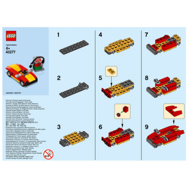 monthly mini model build set - 2018 02 february car and petrol pump polybag