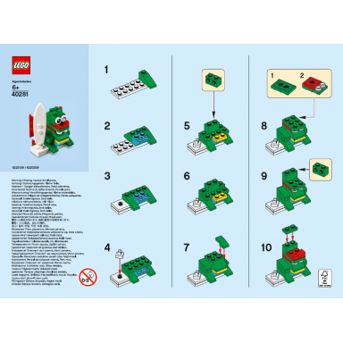 monthly mini model build set - 2018 06 june surfer dragon polybag