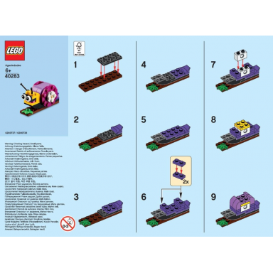 monthly mini model build set - 2018 08 august snail polybag