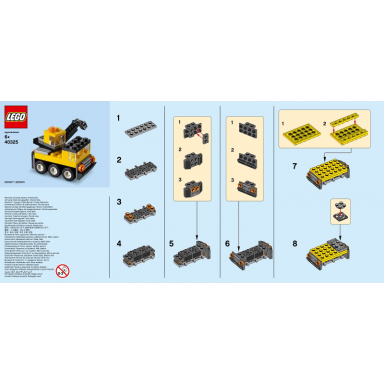 monthly mini model build set - 2019 05 may crane polybag