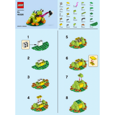 monthly mini model build set - 2019 06 june frog polybag