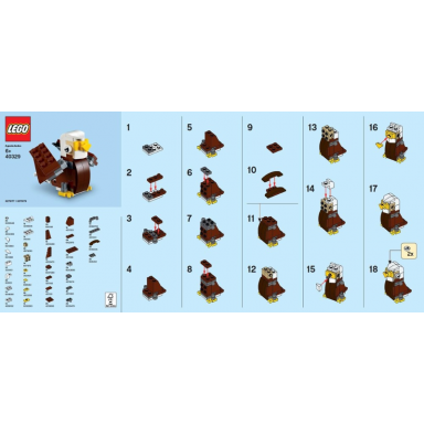 monthly mini model build set - 2019 09 september eagle polybag