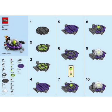 monthly mini model build set - 2019 10 october ufo polybag
