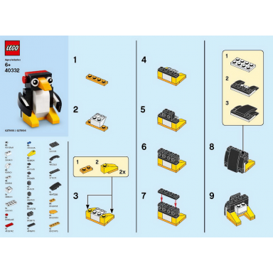 monthly mini model build set - 2019 12 december penguin polybag