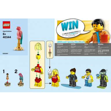 summer celebration minifigure set blister pack