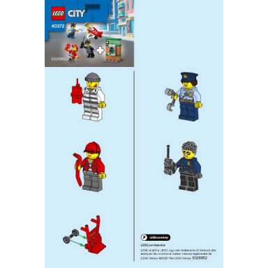 police minifigure accessory set blister pack