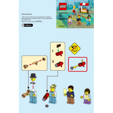 fairground accessory set blister pack