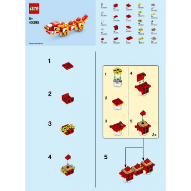monthly mini model build set - 2020 01 january chinese dragon polybag